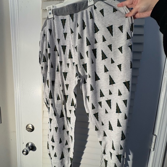 George Men's Holiday 🎄Thermal 2 Piece Pajama Set | Size L | Festive Waffle Knit - Picture 3 of 12